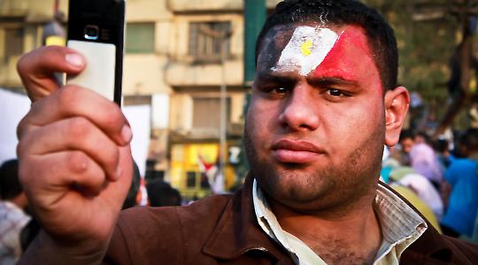 Beim "Marsch der Millionen" in Kairo