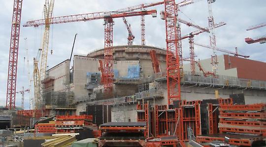 Der Reaktor Olkiluoto 3 im Bau <br/>Foto von bbcworldservice