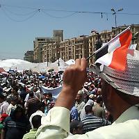 Kundgebung auf dem Tahrir-Platz Anfang Juli