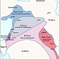 Die Aufteilung des Nahen Ostens