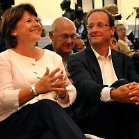 Wer wird Kandidat? Martine Aubry, François Hollande